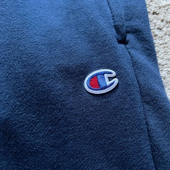Champion Kids Dark Blue Joggers with Logo - Picture 2 of 5